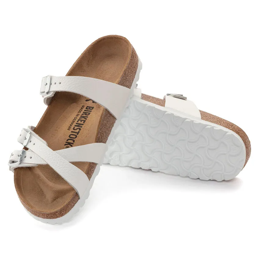 Birkenstock Franca White Leather Women's