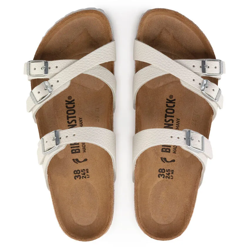 Birkenstock Franca White Leather Women's