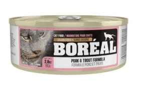 Boreal Pork and Trout GF Canned Cat Food (80g/2.8oz)