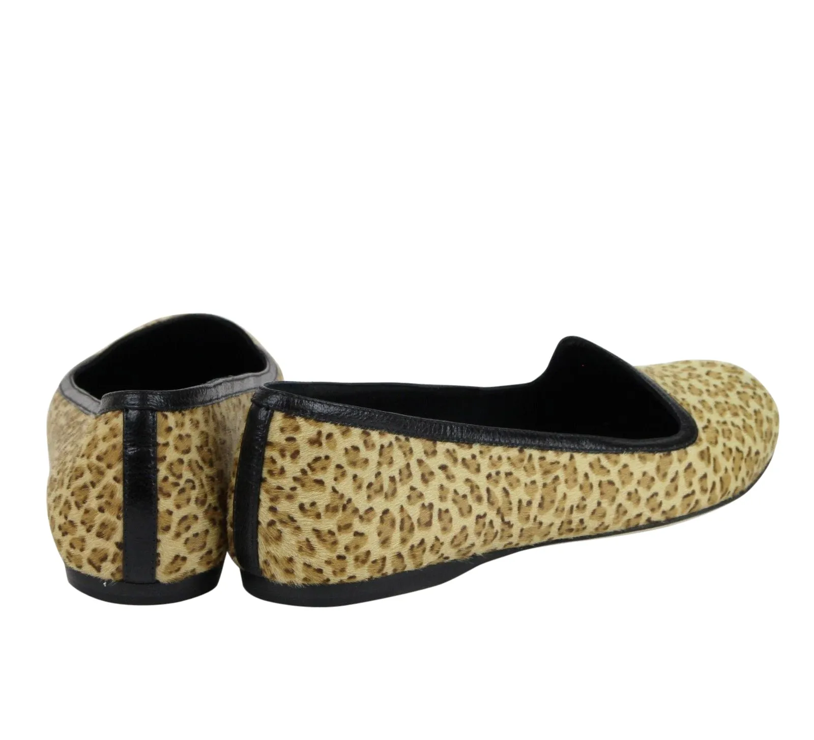 Bottega Veneta Women's Leather / Pony Hair Cheetah Print Flats (37 EU / 7 US)