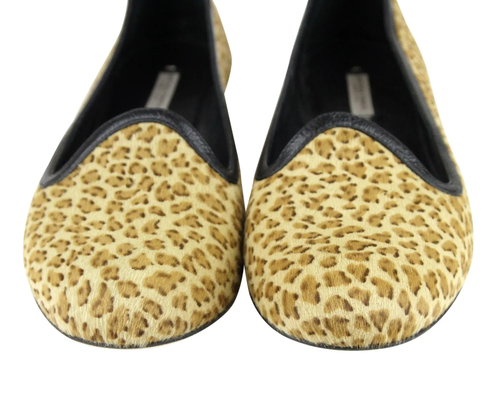 Bottega Veneta Women's Leather / Pony Hair Cheetah Print Flats (37 EU / 7 US)