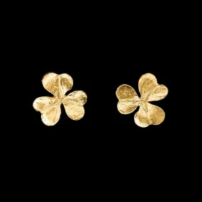 Fine Clover Earrings - Small Post