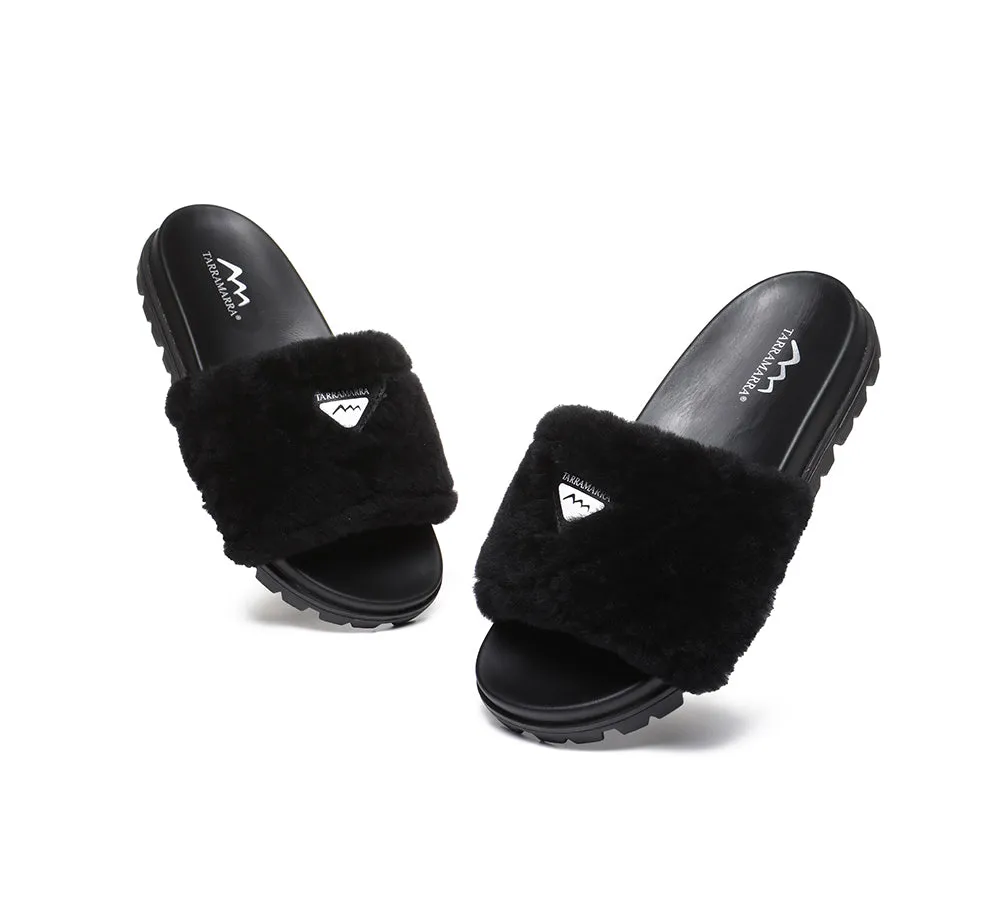 Fluffy Slides Women Fannie Scuff