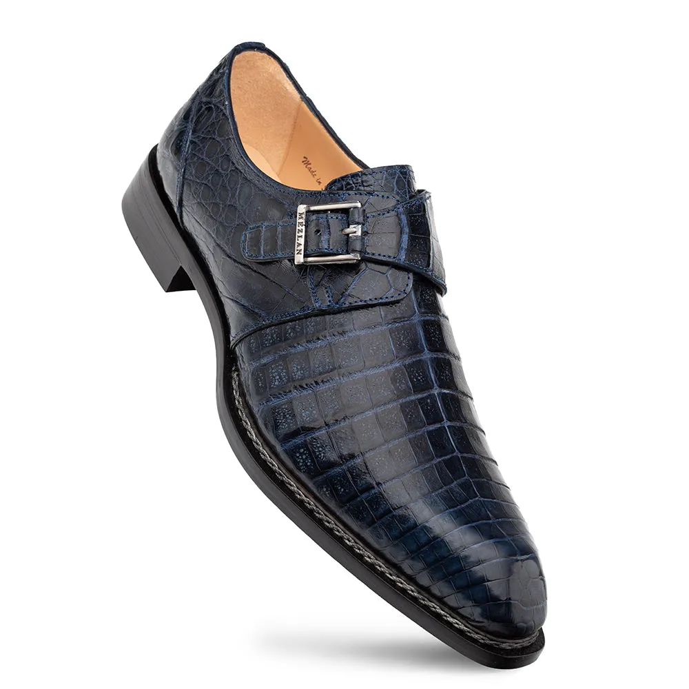 Gigolo Crocodile Monk Strap | Mezlan