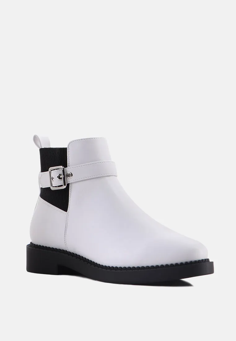 kyra wide fit zipper ankle boots