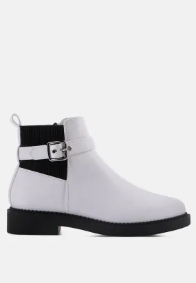 kyra wide fit zipper ankle boots