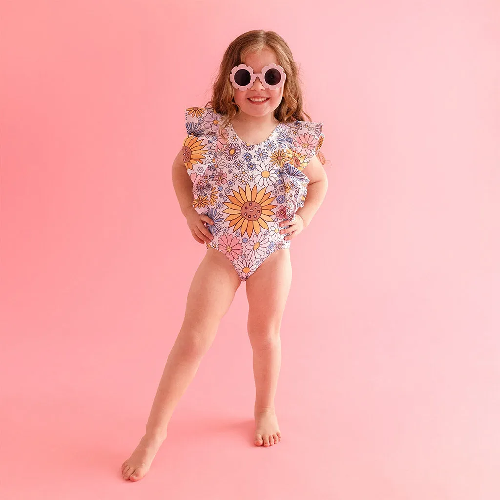 Presley Jane Flutter Sleeve One Piece Swimsuit