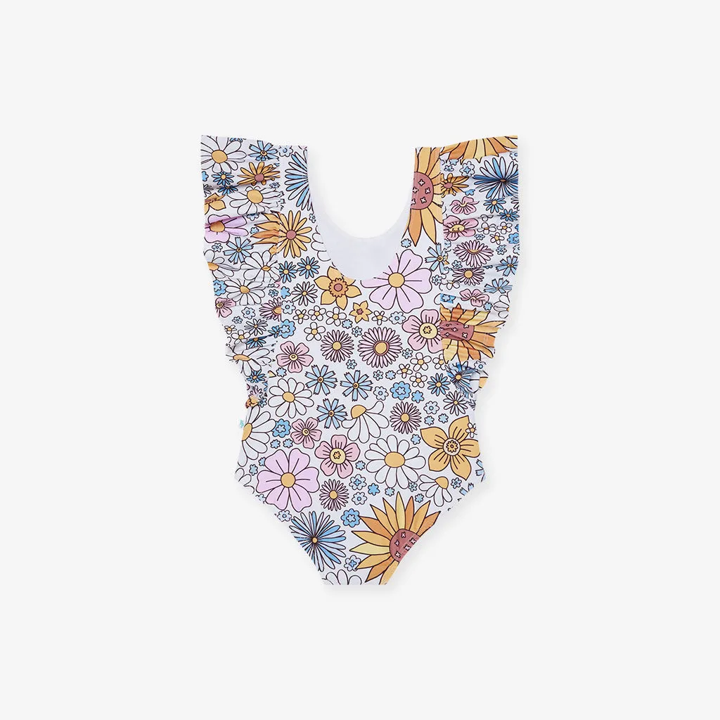 Presley Jane Flutter Sleeve One Piece Swimsuit