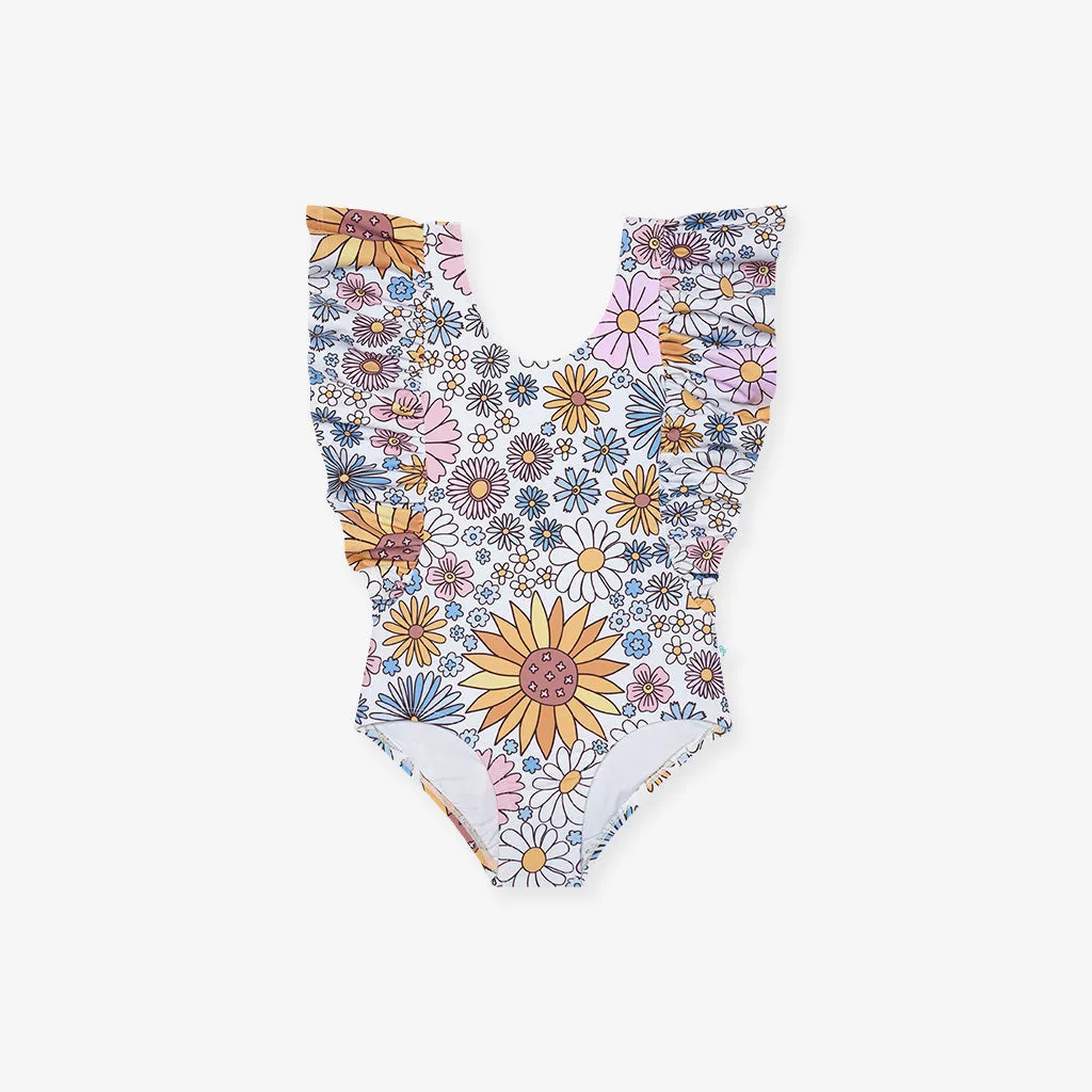 Presley Jane Flutter Sleeve One Piece Swimsuit