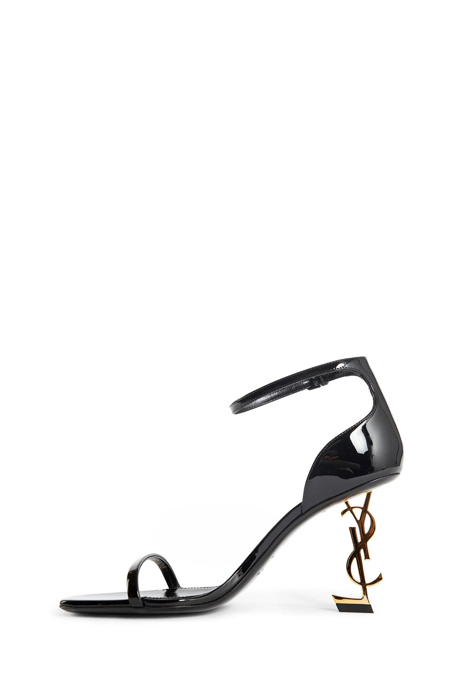 SAINT LAURENT WOMAN BLACK SANDALS & SLIDES