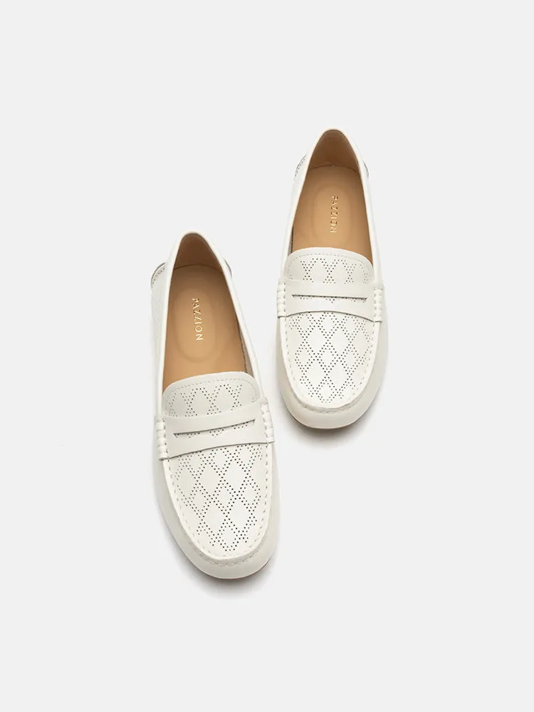 Samara Perforated Moccasins