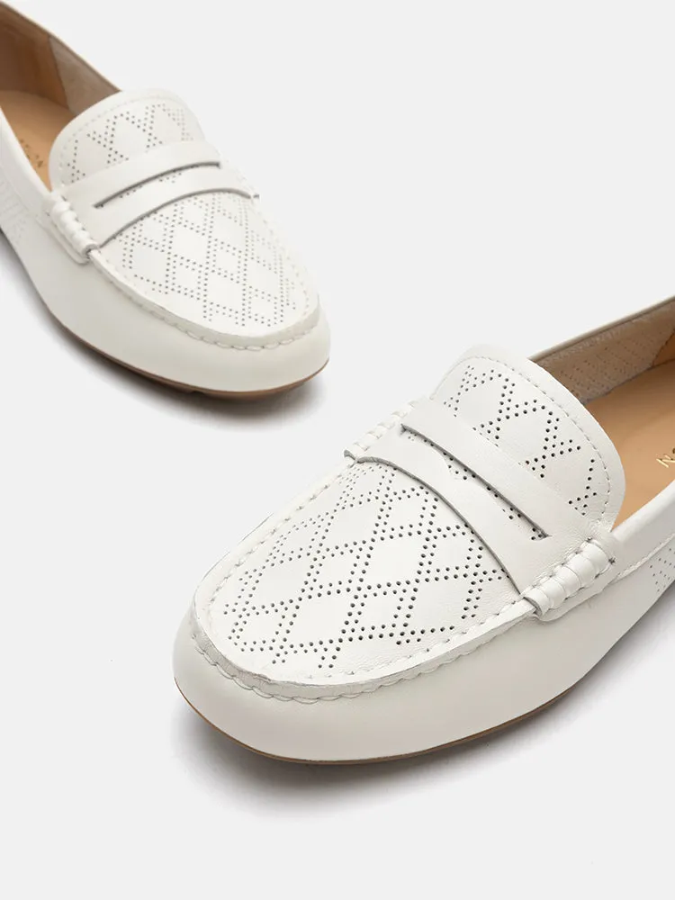 Samara Perforated Moccasins