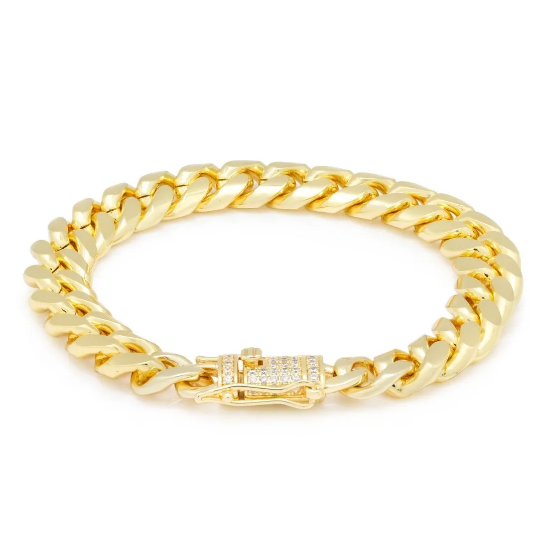 Solid Gold 12mm Miami Cuban Link Bracelet