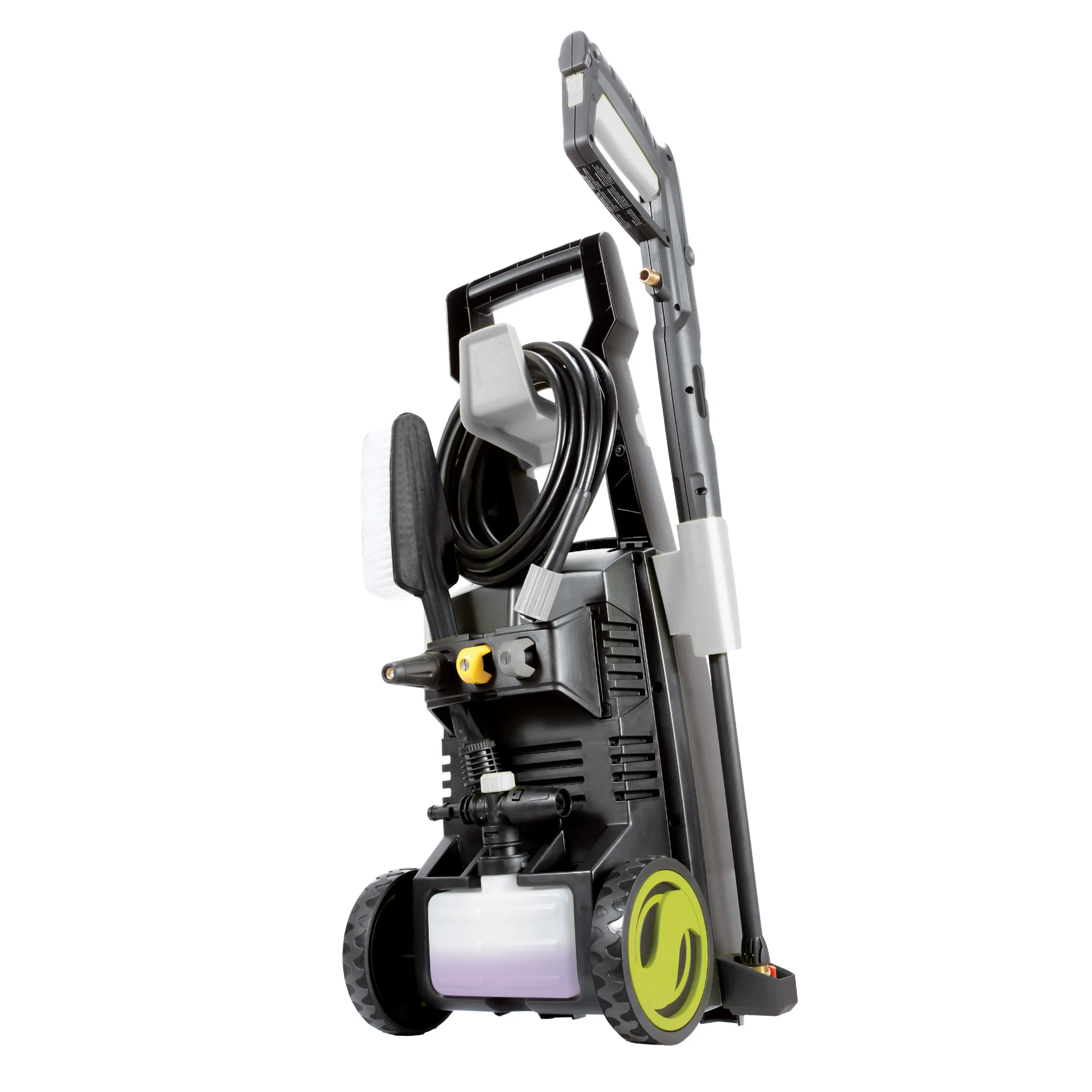 Sun Joe SPX2599-MAX Certified Rated 2050 PSI Electric Pressure Washer | 1.1 GPM Rated Flow | Turbo Nozzle & Utility Brush | Onboard Foam Cannon