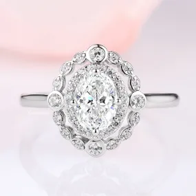 Valentina Engagement Ring- 10K/14K/18K White Gold